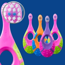 2 шт. детская зубная щетка с мягкой щетиной уход за полостью рта Зуб Щетка ультра зубная щетка мультяшная улыбка Антибактериальная детская зубная щетка