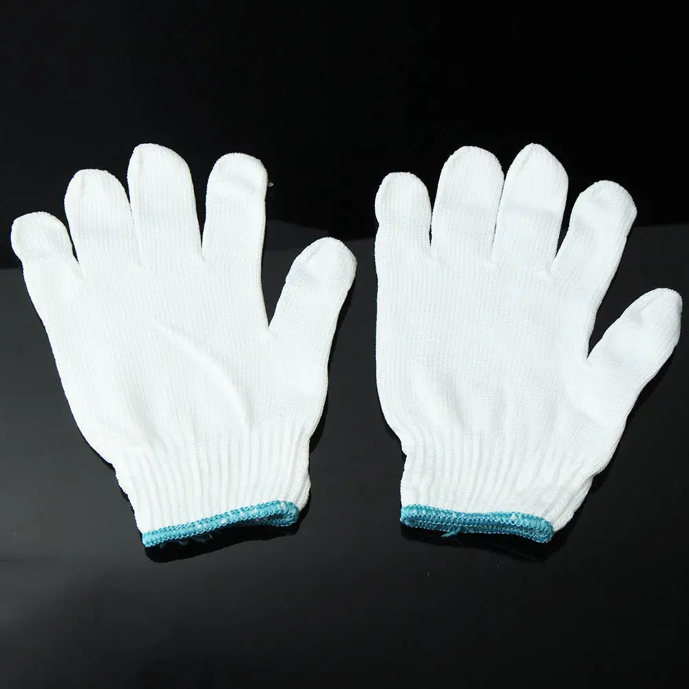 

1 Pair Cooking Baking Heat Proof Resistant Hot Pot Holder Oven Gloves BBQ Mitts Home Kitchen Cooking Supplies White New