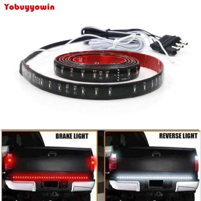 Free Shipping 60" Flexible 5 Function LED Strip Tailgate Bar Brake