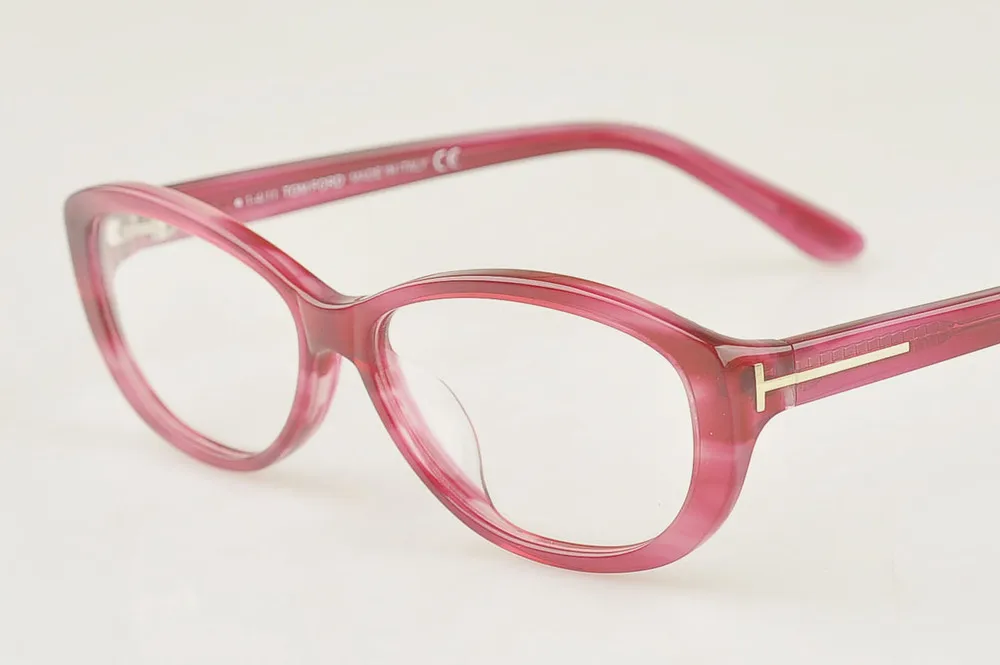 2013 Brand New Designer Fashion Best Wine Burgundy Oval Eye Glasses