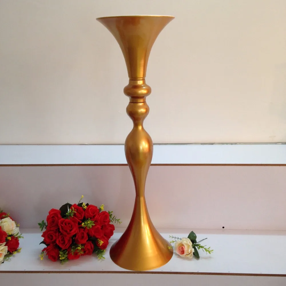 Free Shipping Wholesale Wedding Supplies Gold Trumpet Wedding