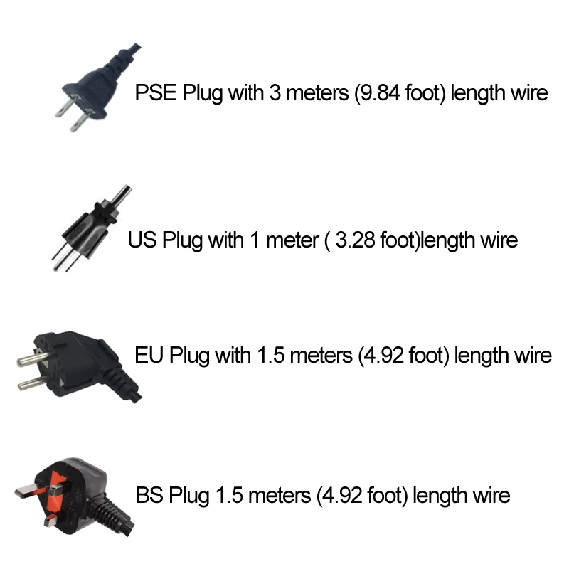 us eu pse bs plug outdoor light