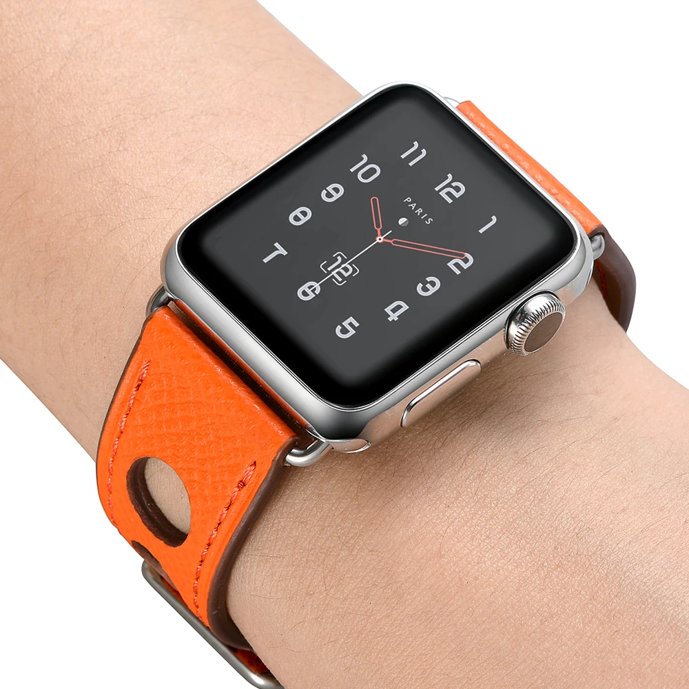 Ремешок из натуральной кожи для Apple Watch Series 3 2 1|Ремешки часов| |