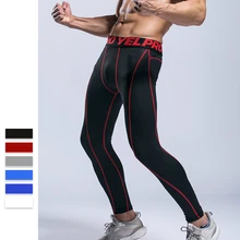 Для мужчин узкие брюки Для Мужчин's Баскетбол Фитнес Спортивные Леггинсы быстросохнущие сжатия Штаны тренажерный зал упражнения для брюк Бег