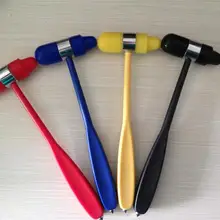 Продвижение ролик резиновая ручка Многофункциональный медицинский диагностики неврологических рефлекс молоток