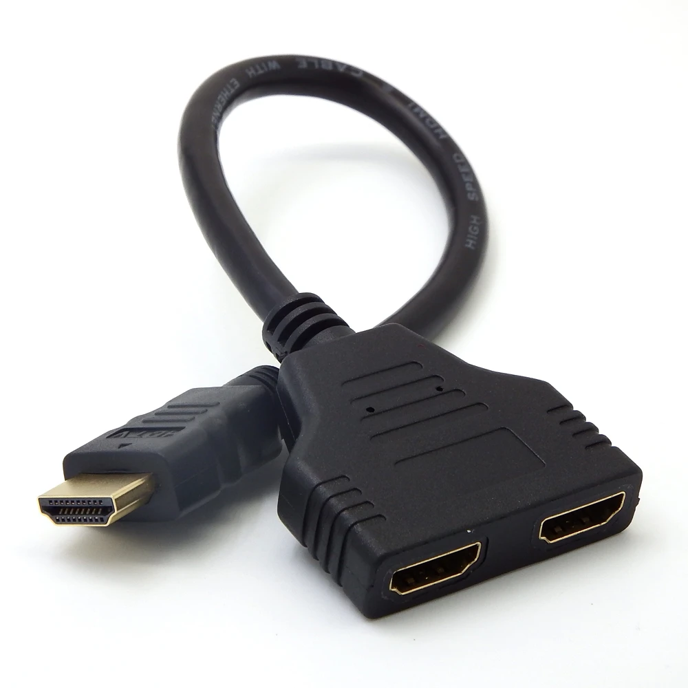 Разветвитель HDMI на 2 порта 0 3 м 1080P|Кабели HDMI| |
