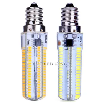 

1pcs Silicone 7W 9w 12w 15w G9 E14 SMD3014 Non Dimmable LED Corn lamp Droplight Chandelier candle bulb Pendant light lighting