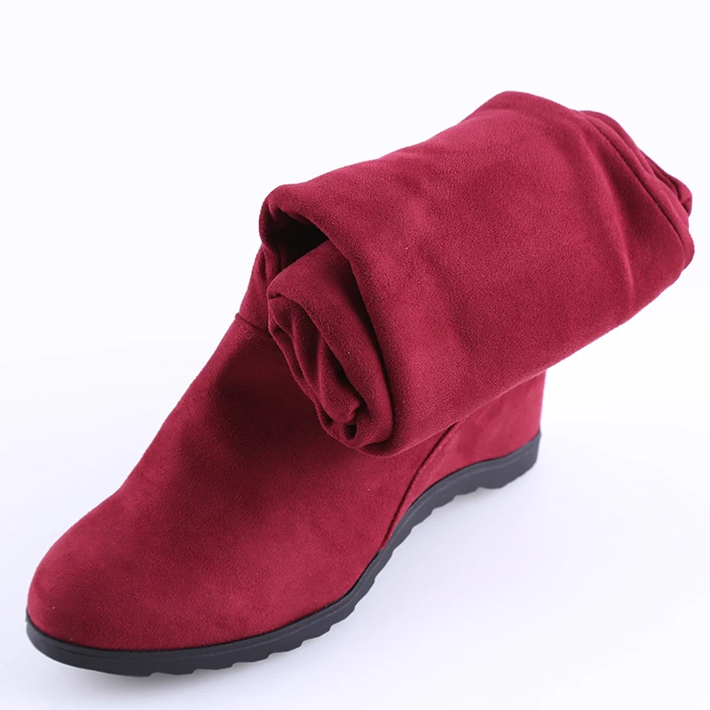 GAOKE, размеры 34-43, г. Новая обувь женские ботинки черные ботфорты пикантные женские осенне-зимние сапоги до бедра