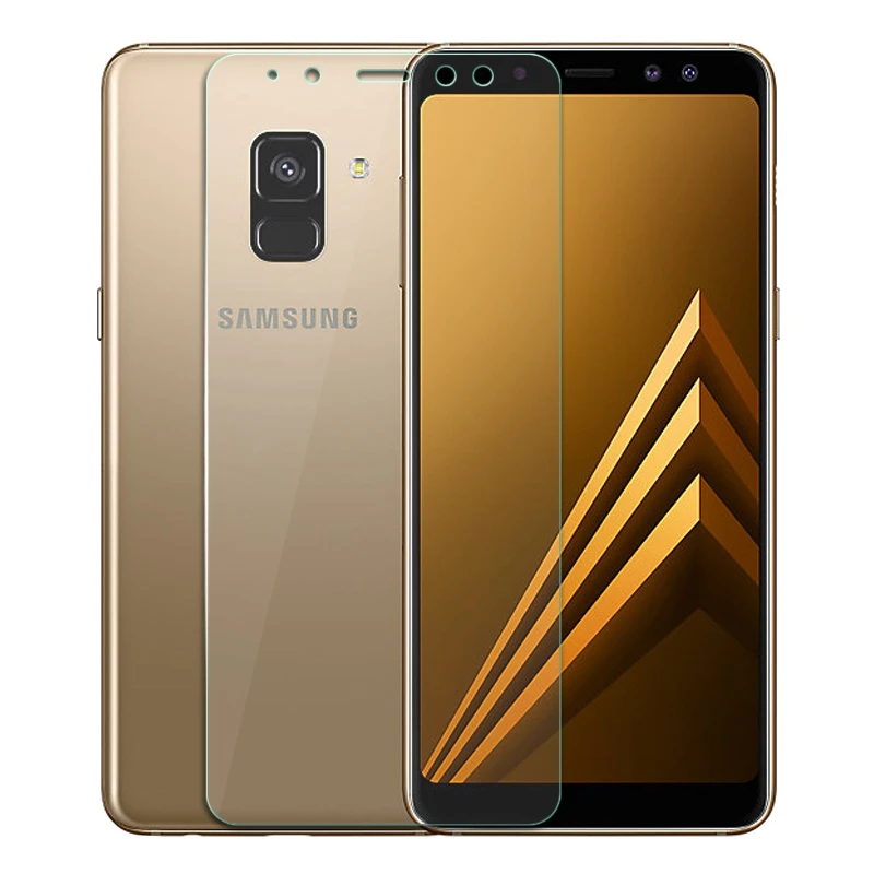 2PCS Tempered Glass For Samsung Galaxy C7 2017 C5 PRO A9 A8 Plus 2018 A5 A7 2016 2015 A520 A710 Screen Protector Retail Box | Мобильные