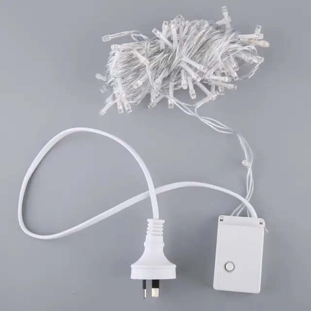 AU EU US Plug 220V LED Holiday Christmas String lights Decoration 100M