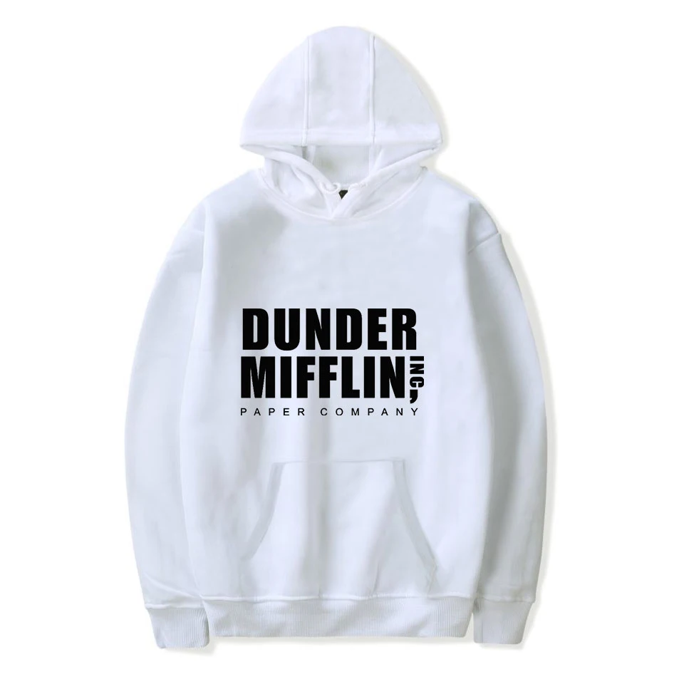 Men Hoodiesdunder mifflin Sweatshirts Printing  Print Headwear Hoodie Hip Hop Streetwear Clothing