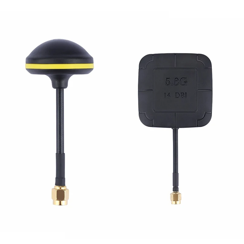 

RC FPV Receiver Spare Parts Combo 5.8G 14DBI High Gain Flat Panel & Mushroom FPV Antenna for RC Drone Quadcopter Accessories