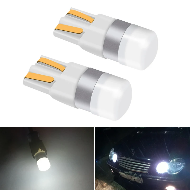 2 шт. Автомобильные светодиодные лампы W5W T10 для Mercedes Benz W204 W203 W205 W211 W212 W210 W124 W221 W220 W163