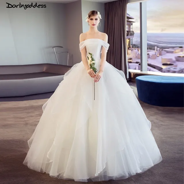 Off Shoulder Princess Wedding Dresses