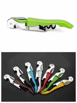 

Waiter's Wine Tool Bottle Opener Sea Horse Corkscrew Knife Pulltap Double Hinged Corkscrew ,100pcs/lot Free DHL/Fedex