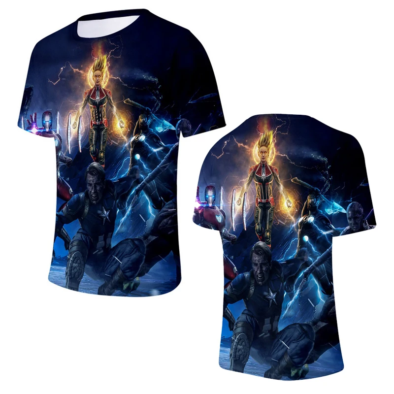 Marvel T Shirt The Avengers Endgame Short Sleeve Quantum Warfare Men/Women 3d Print funny t shirts camiseta Casual 2019 new Tops