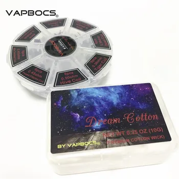 

8 in 1 A1 Prebuilt Coil Kit with Organic Cotton Alien Clapton Twisted DIY Tools For Electronic cigarette Cotton Bacon Atomizers