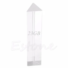 Высокое качество Оптическое стекло Тройная треугольная призма физика обучающий светильник Спектр " 15 см