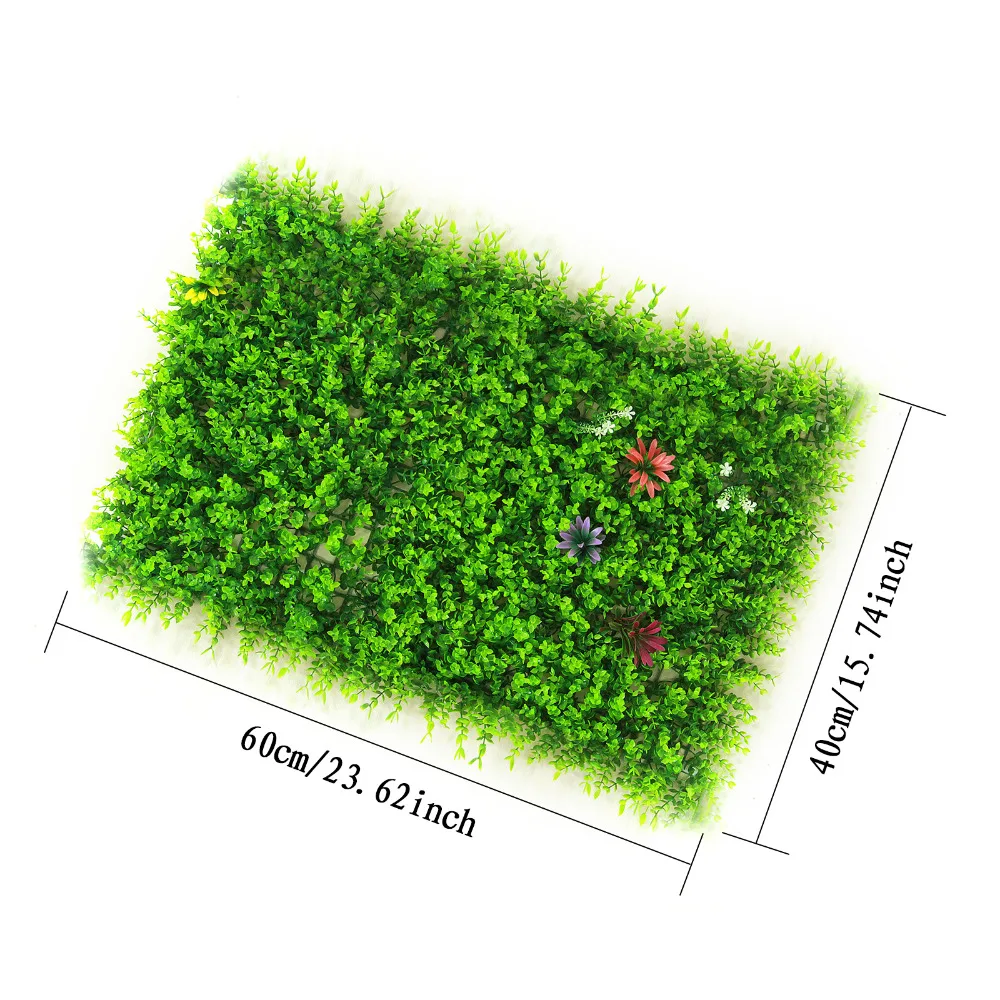 40*60 см зеленая трава искусственный газон растения садовый орнамент пластиковые газоны ковер стены балкон забор для домашнего декора