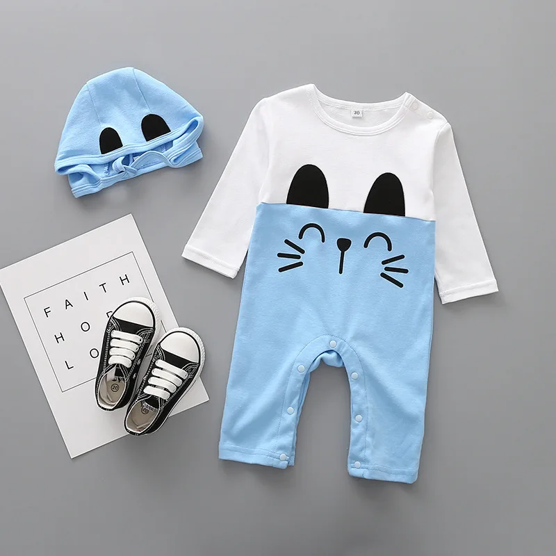

Baby Onesies Autumn Beauty Clothes Boys Girls Long Sleeve Clothes Newborn Clothes Fashion Unisex Newborn Clothing 2019 Cotton