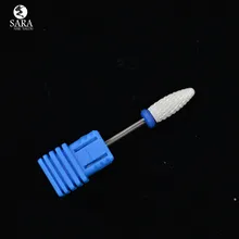 1x Pro M Size Blue 3/32″ Nail Art Ceramic Grinding Head Nail Art Electric Files Bit for Manicure Accessory NC189