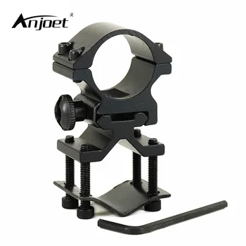 

ANJOET Tactical Gun Mount 25mm Ring 20mm Weaver Rail Pistol Airsoft Adapter Flashlight Torch Bracket For 501B C8 Mount Holder