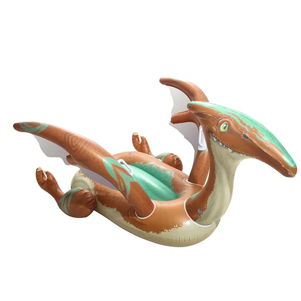 

Swimming Ring Water inflatable toy pool Pterosaur Mount Dinosaur Shape Children's Swim Ring Baby Water Inflatable Float#G4