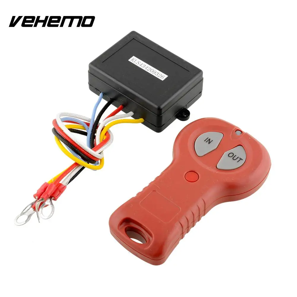 Wireless Electric Winch 12V 50ft Remote Control Handset For Car ATV