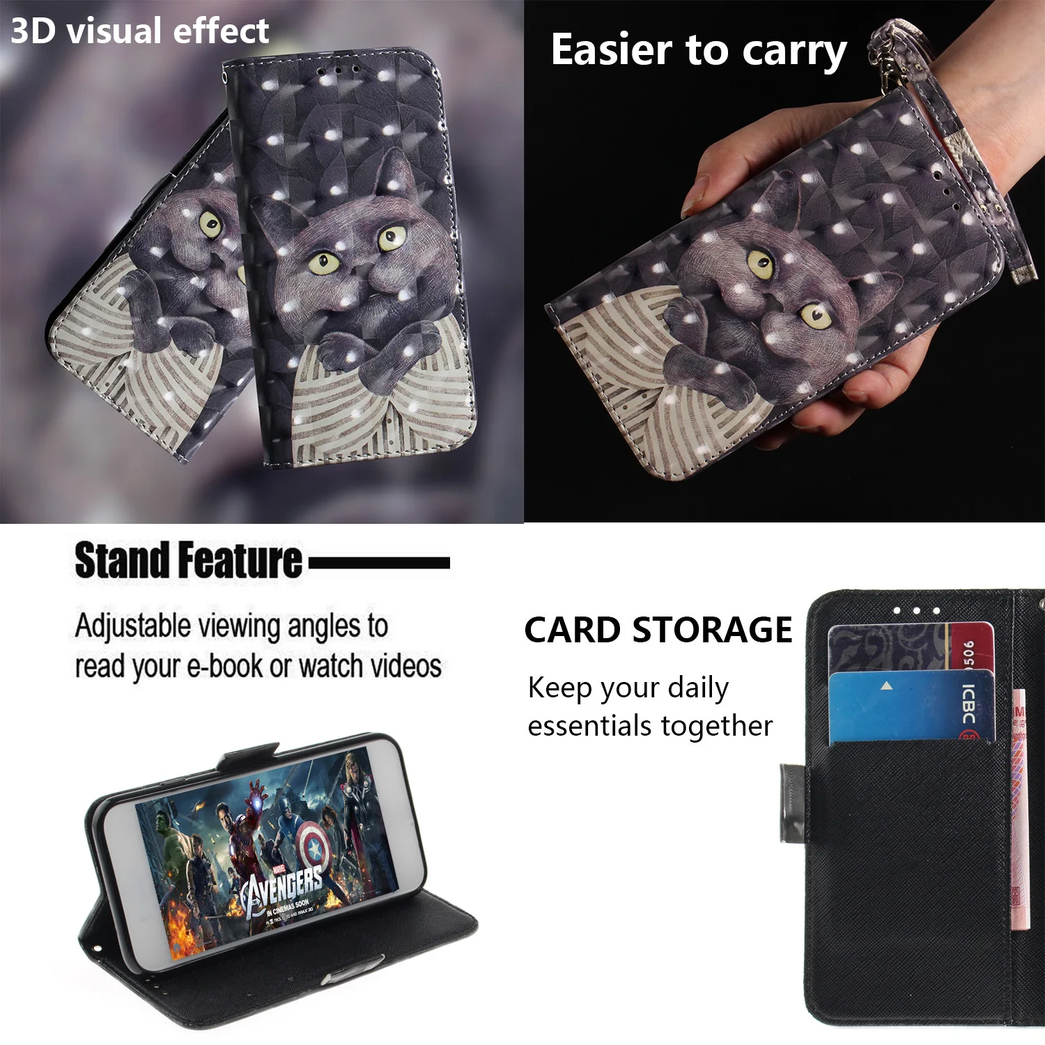 Чехол-портмоне для huawei P Smart FIG-LX1 FIG-L21 мобильного телефона с креплением на поясной чехол для huawei PSmart рис LX1 рис L21 яркий Магнитная сумка
