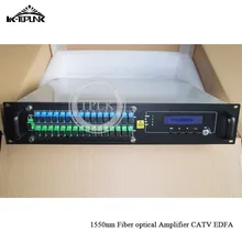 CATV EDFA Волоконно-оптический усилитель 1310/1490/1550 WDM 1550nm 2U/80W 16port* 18dbm sc/apc, sc/upc оптический адаптер высокой мощности волоконно-оптический усилитель