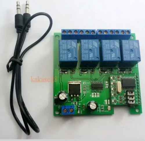 Реле постоянного тока 12 В 4 канала MT8870 DTMF для телефона|switch|switch skyswitch smd |