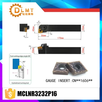 

MCLNR3232P16 95 Degree External Turning Lathe Bar Tool Holder For CNMG160608 CNMG160612 Used on CNC Lathe Machine