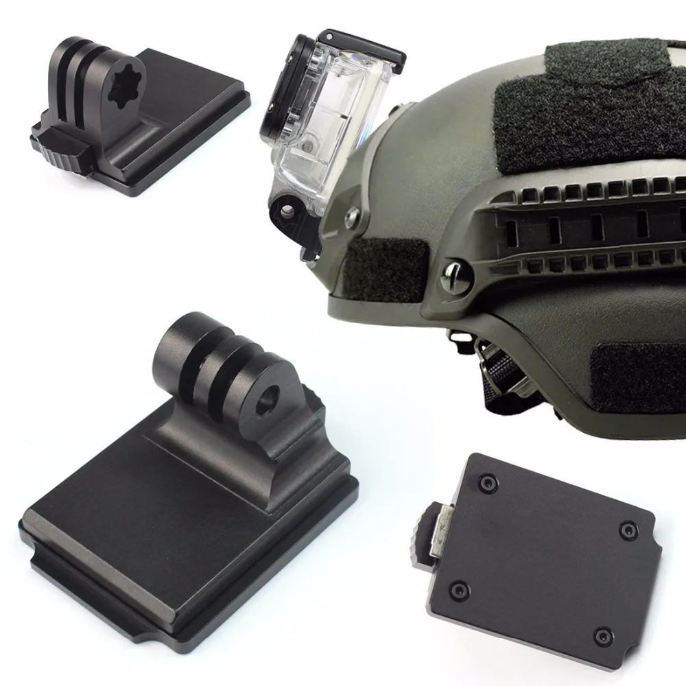 F06678-Aluminum-Fixed-Mount-Helmet-for-Camera-Gopro-Hero3-Hero2-HD-and-NVG-Mount-Base (4)