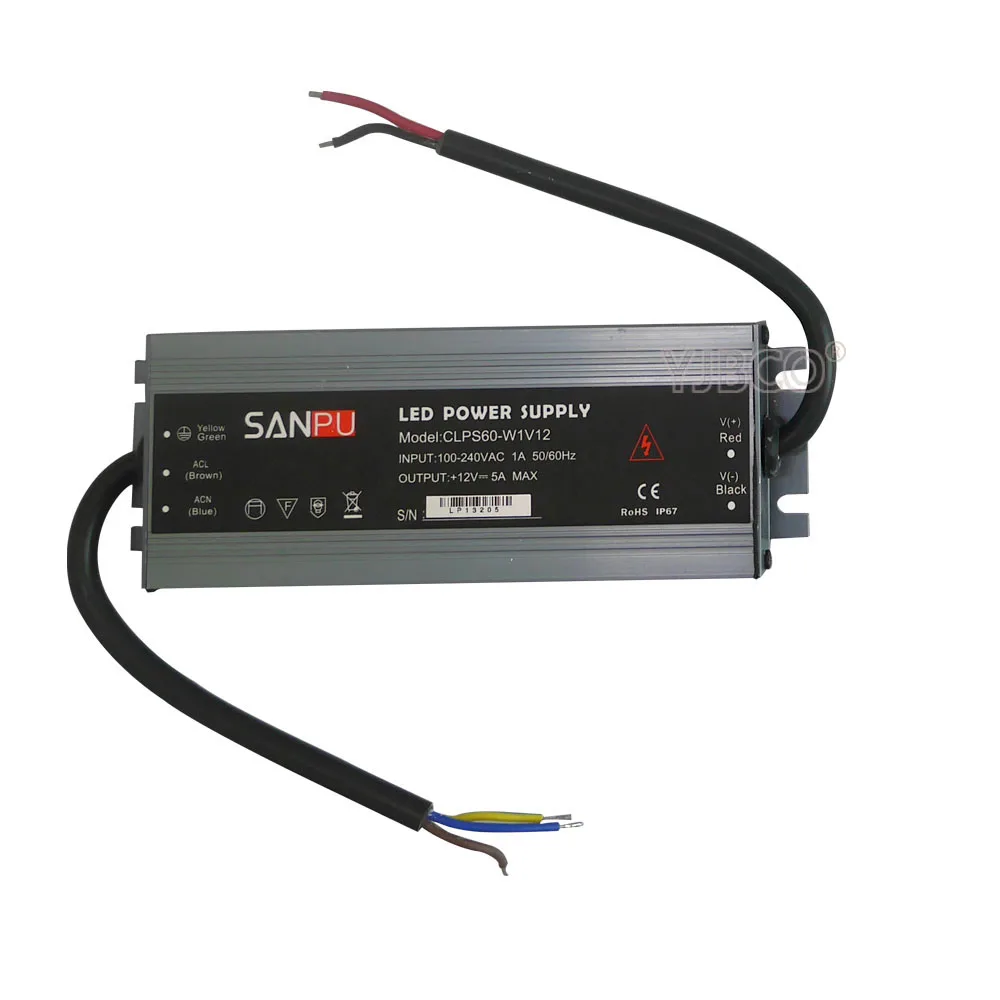 Ultra-fino da Fonte de Alimentação Conduziu o Motorista para a Tira Transformador Impermeável w - 100 120 150 200 Conduzida Ip67 Dc12v 60 3 w 150 w 200 w w conduziu