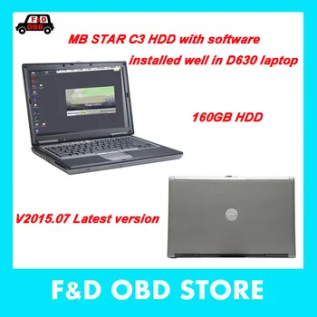 

Latest MB STAR C3 software HDD V2015.07 Xdentry with d630 Laptop installed well for mb star c3 sd connector multi languages