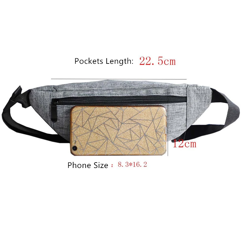 Для мужчин женщин Бег Талии Пакет Хип легкий Fanny Pack сотовый телефон держатель Чехол чехол на пояс для пеший Туризм Кемпинг марафон