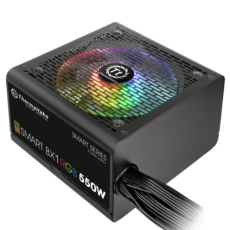 T/t (термалтейк) Номинальная 550 Вт смарт BX1 RGB 550W источника питания (80 плюс
