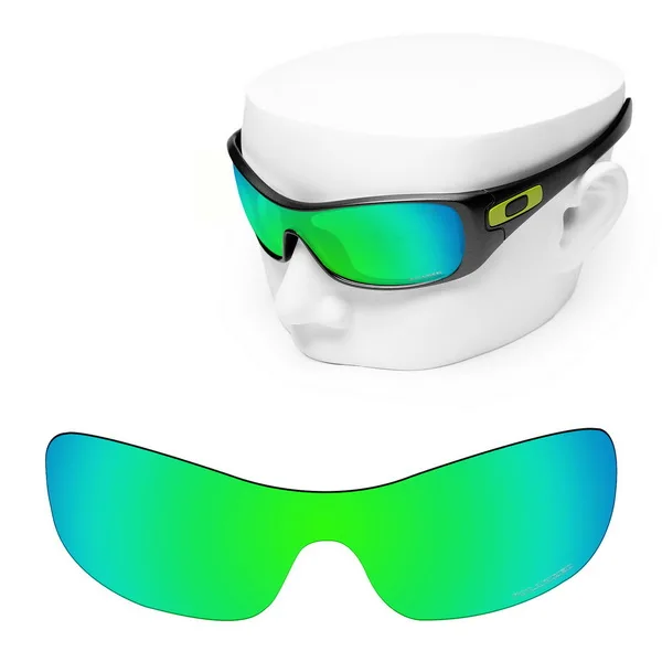 Green Mirror OOWLIT Анти-Царапины Сменные линзы для-солнцезащитные очки Oakley Antix травления поляризованных солнцезащитных очков - Цвет линз: Green Mirror