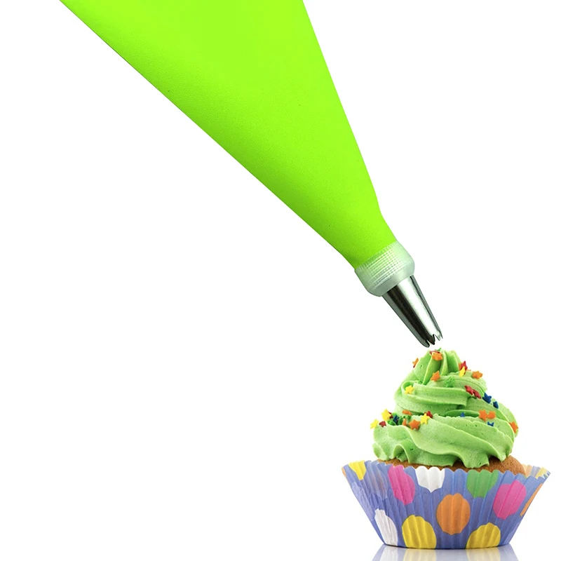 Nozzles for Confectionery Bagcake Decorating Tools Confectionery Nozzles Reusable Silicone Pastry Bag Russian Piping Nozzles (22)