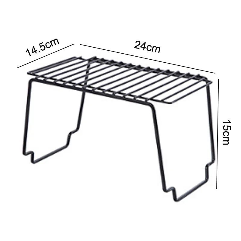 المطاوع الحديد تخزين الرف المطبخ تكويم رفوف التوابل طبق عاء التشطيب رف المنزل الحمام المنظم