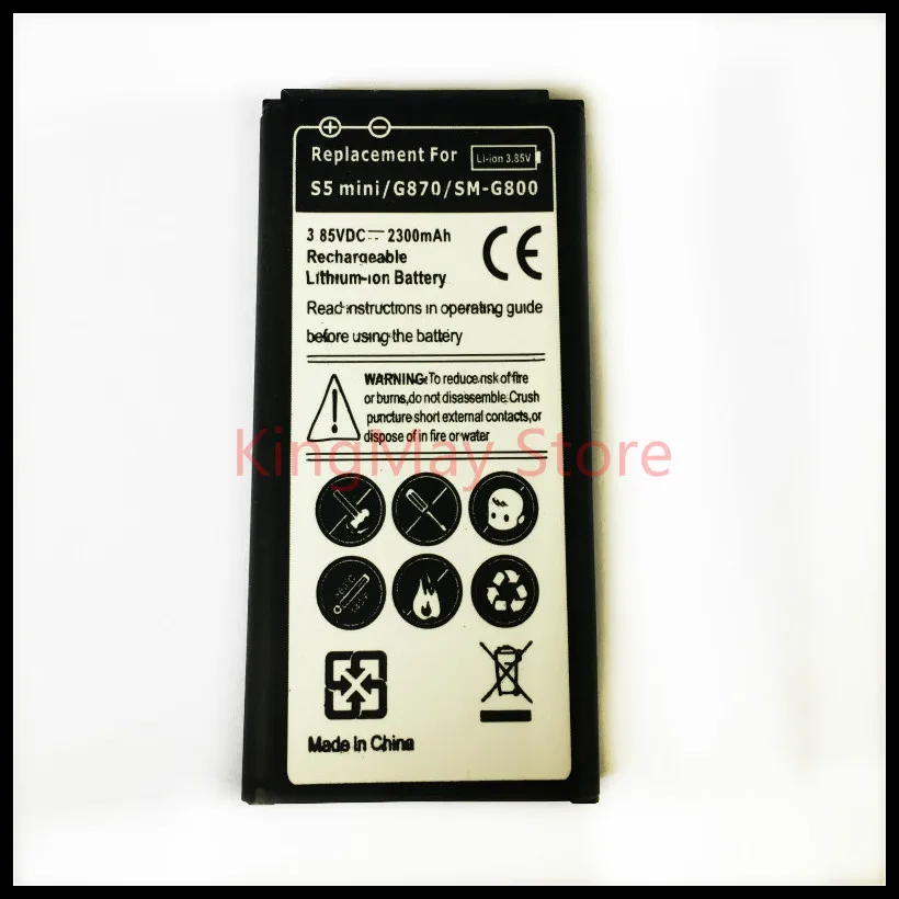 High Capacity EB BG900BBE For Galaxy S5 mini Battery For