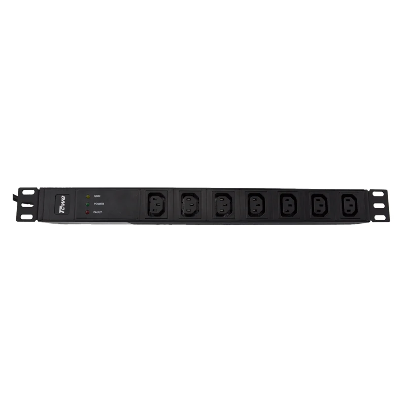

TOWE EN10/I702S 10A 7 WAYS IEC320 C13 19inch Cabinet socket SPD PDUs