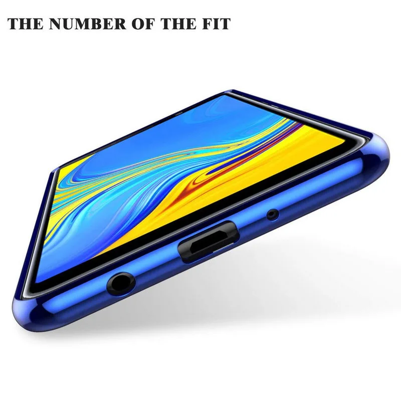 Silicone Case on Case For Samsung A50 Case Transparent Plating TPU Cover For Samsung Galaxy A70 A30 A20 A10 A40 Bumper Case