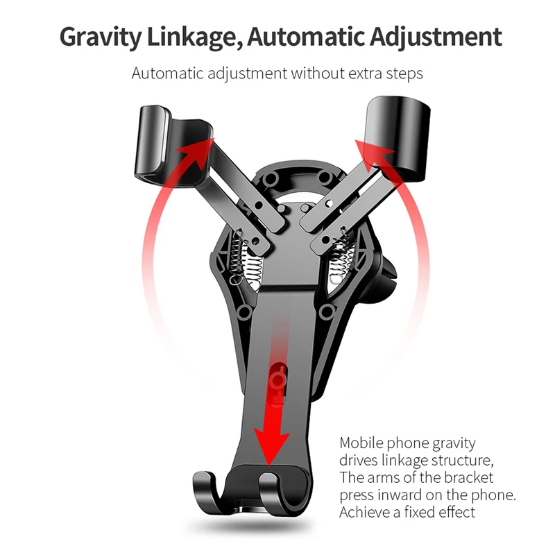  Essager Schwerkraft Auto Telefon Halter Für iPhone Samsung Metall Auto Halter Für Handy im Auto Air