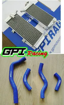 

aluminum racing Radiator +BLUE HOSE for Honda CRF450X CRF 450X 05-15 2006 2007 2008 2009 2010 2015 NEW