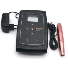 Новое поступление розовый тату-пистолет набор Перманентный макияж машина ручка для татуаж тела подводка для глаз, бровей, губ