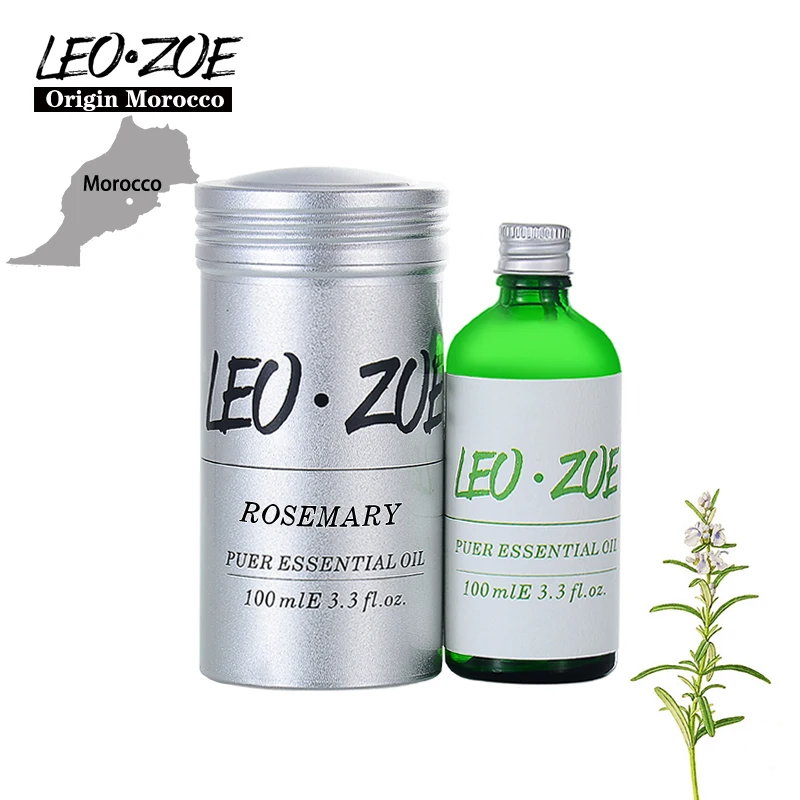 LEOZOE Rosemary Essential Oil Certificate Of Origin Morocco Authentication Aromatherapy Rosemary Oil 100ML Huile Essentielle leozoe oregano essential oil certificate of origin libya authentication high quality oregano oil 100ml etherische olie