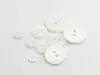None Dyed Botones Decorative Buttons 500pcs 9/10/11.5/12.5 mm White Mother Shell Button Flat 2 Holes button 4