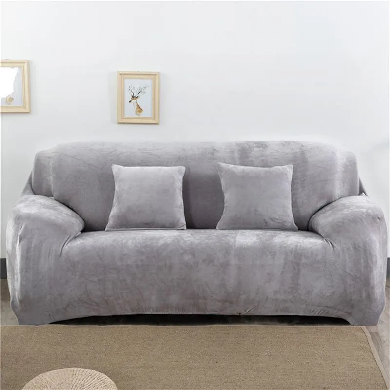 

Elastic Thickening Plush Sofa Cover All-inclusive Cover Universal Autumn and Winter Sofa Covers Non-slip Dustproof Sofa Cushion