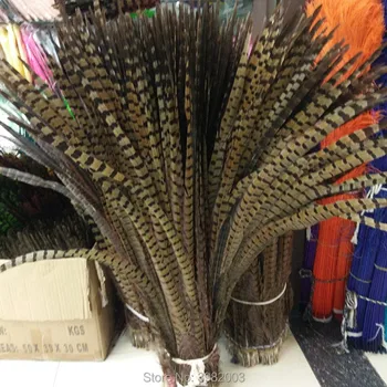 

New! Selling 50 pcs beautiful pheasant feathers Various colors optional long 28-30 inch 70-75 cm various props decoration